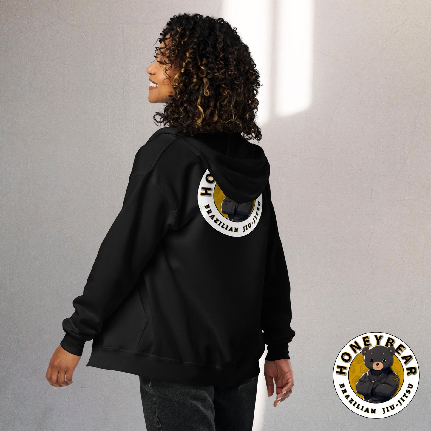 HBJJ "Honeybear" Wave One Unisex Heavy Blend Zip-Up Hoodie