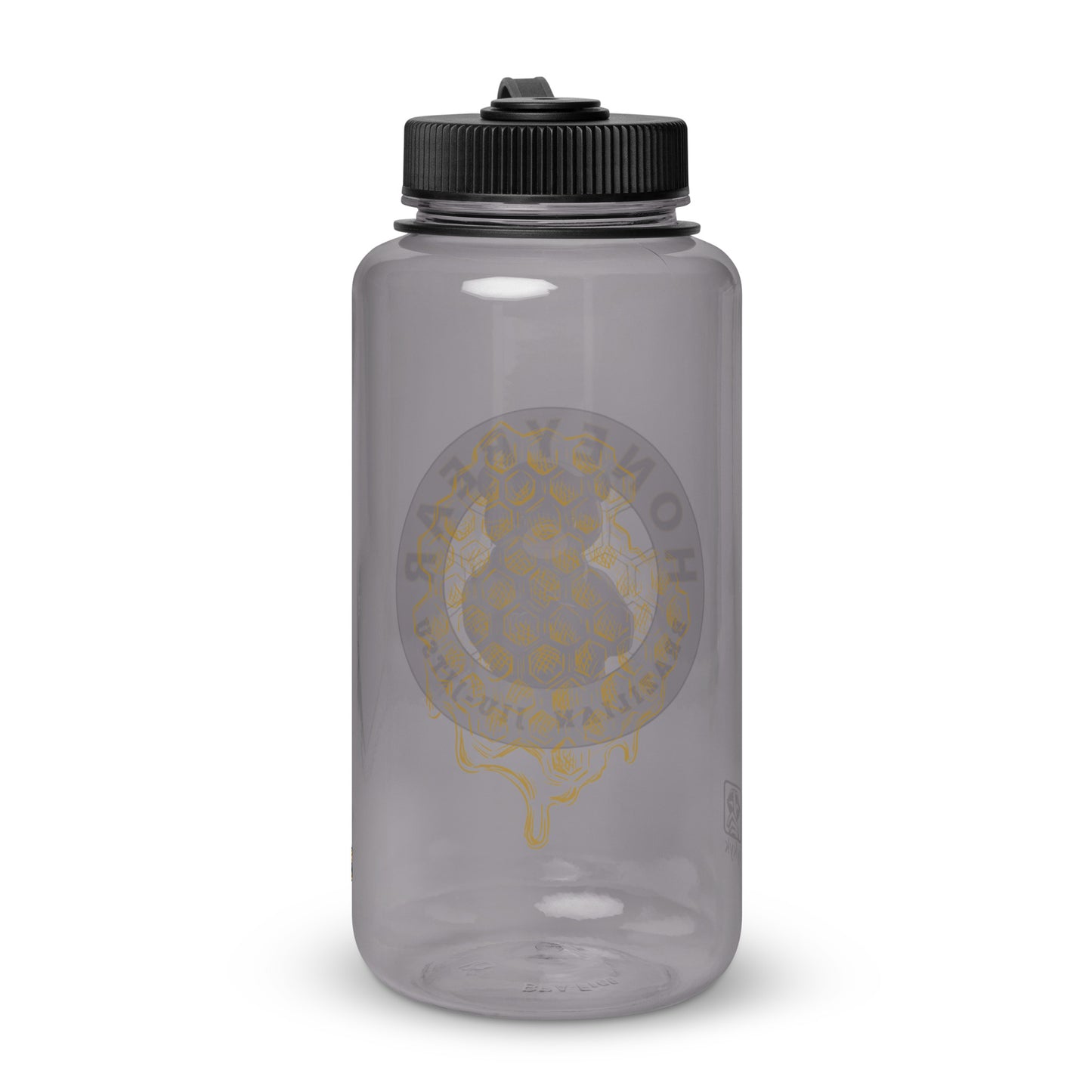 HBJJ "Honeybear" Wave One Wide Mouth Plastic Water Bottle